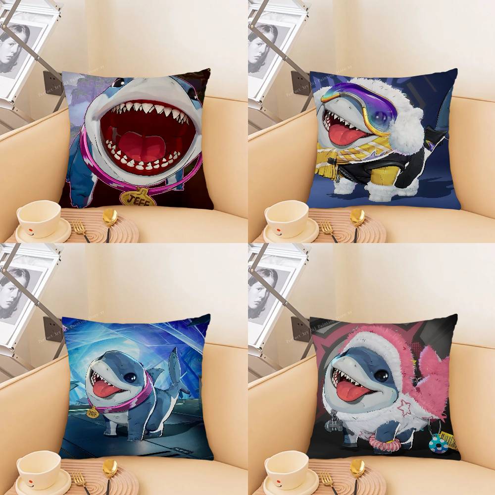 Home Landing Textiles - 1pc J-Jeff The Land S-Shark Pillow