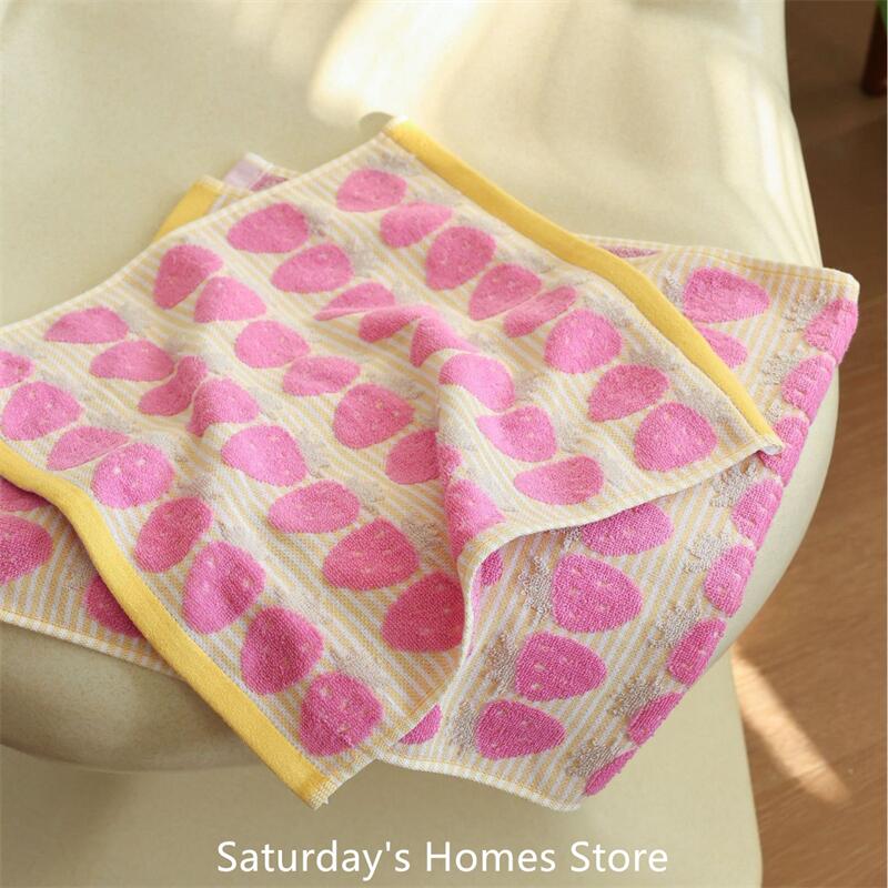 Home Textiles Face Towel - Strawberry Series Cotton Soft Face Towel