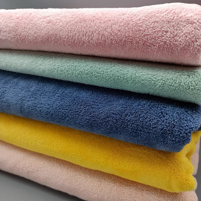 Home Textiles Towel - Coral Fleece Absorbent Hair Towel Wrap