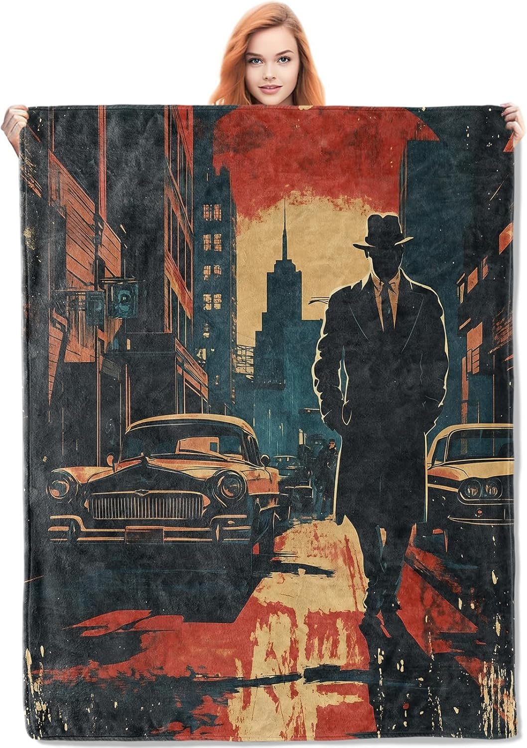 Home Textiles Blanket - Noir Detective Blanket Gifts for Women