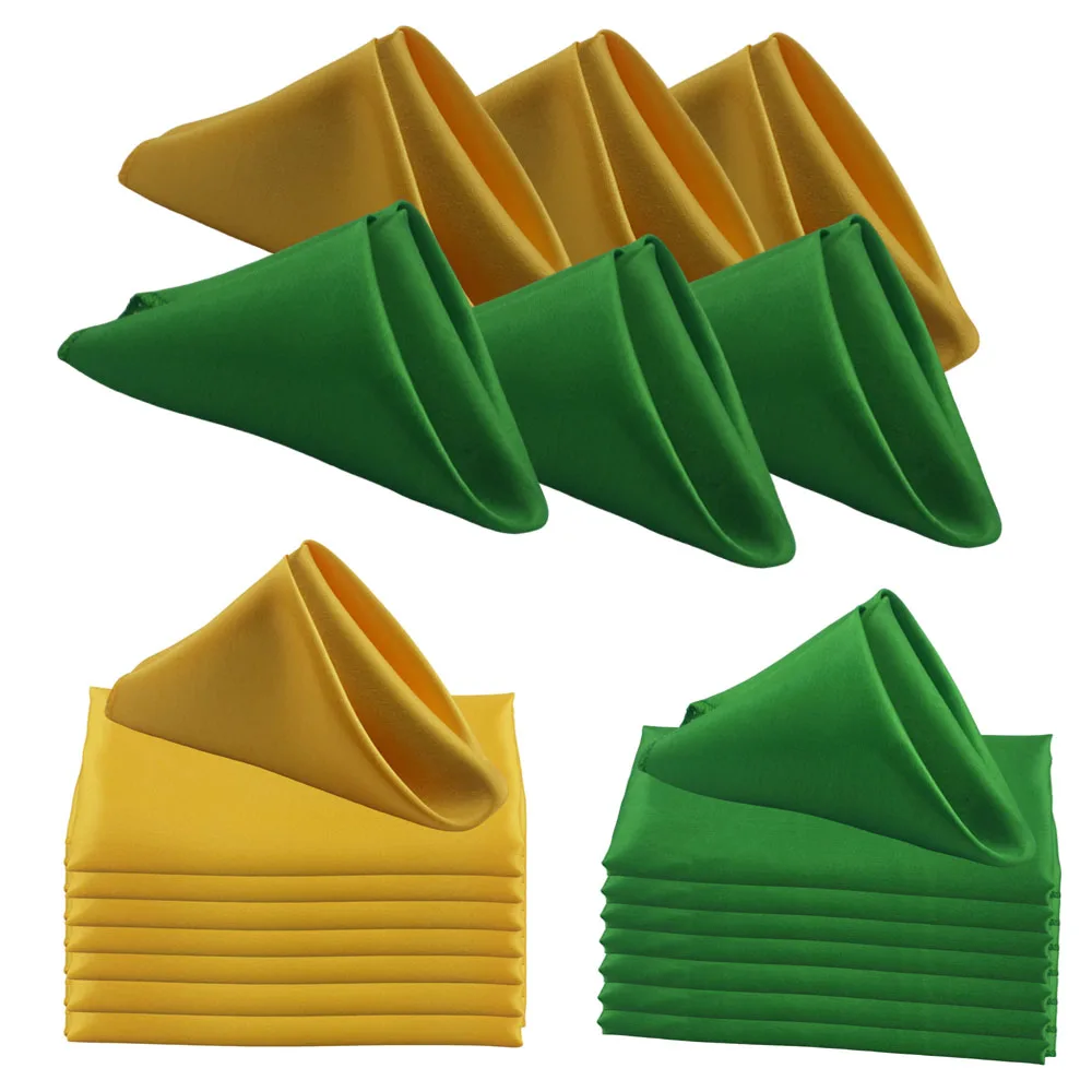 30pcs 45x45cm Satin Cloth Tabl - огляд і ціна Home Textiles Towel