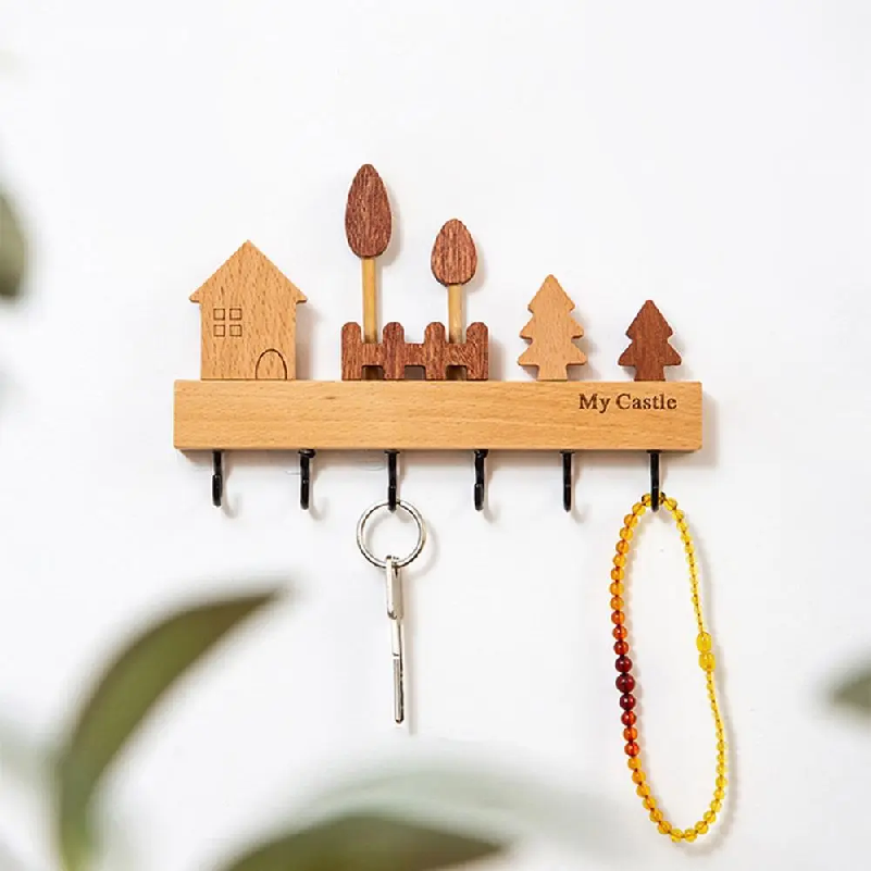 Charming Solid Wood Key Hook R - огляд і ціна Home Textiles Towel