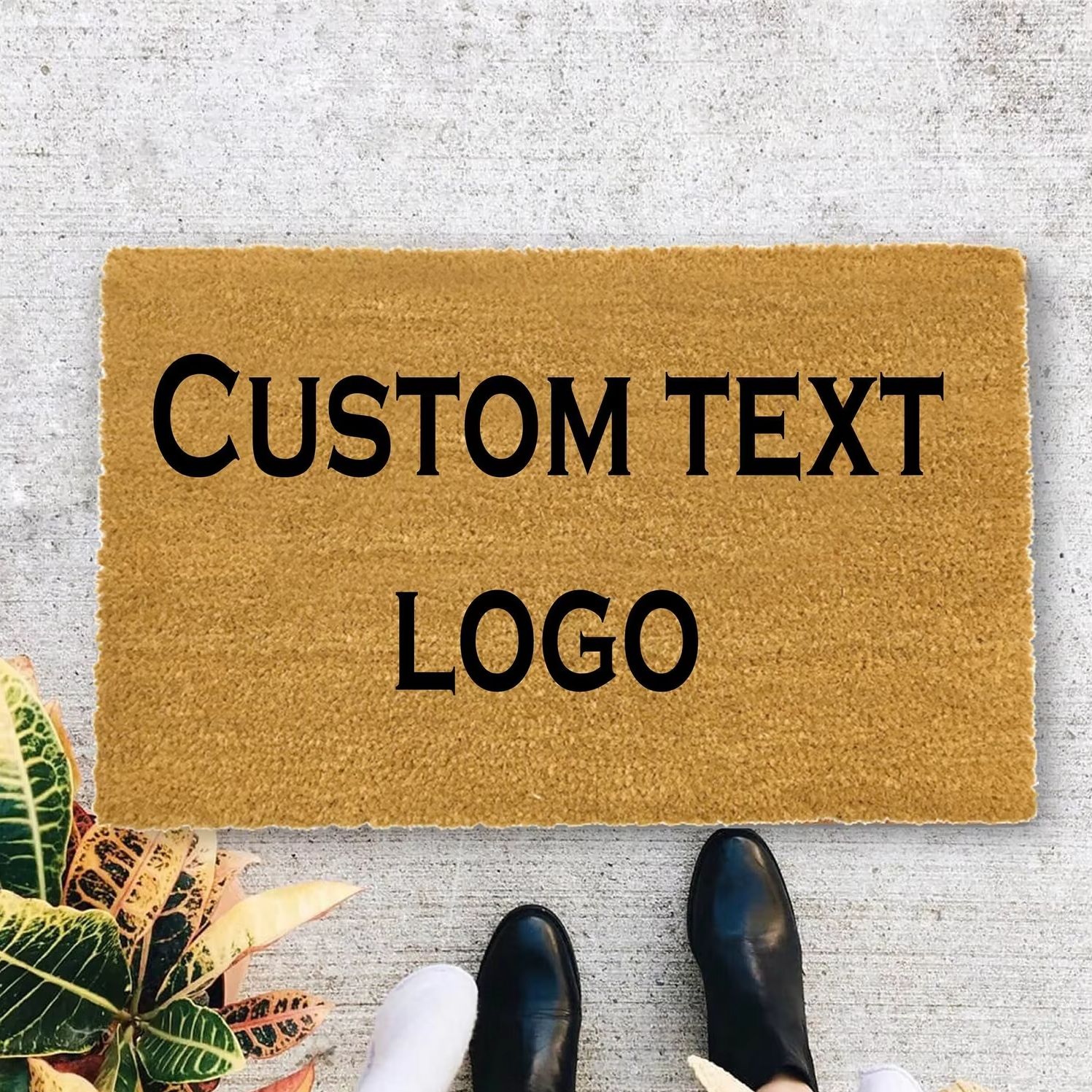 Custom Text Logo Doormat Uniqu - огляд і ціна Home Textiles Company