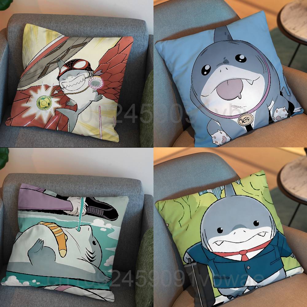 Land Shark cute Jeff Pillow Ca - огляд і ціна Home Landing Textiles