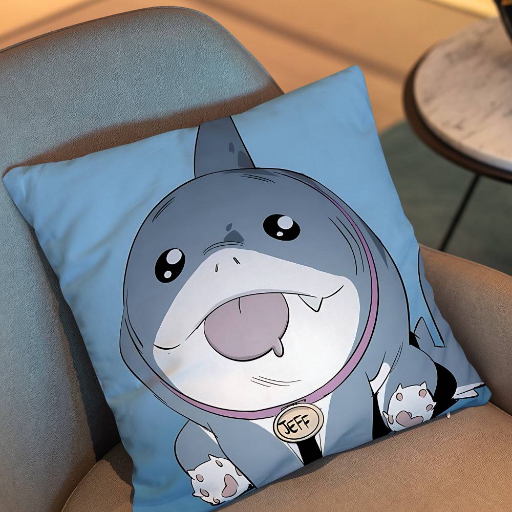 Land Shark cute Jeff Pillow Ca - огляд і ціна Home Landing Textiles