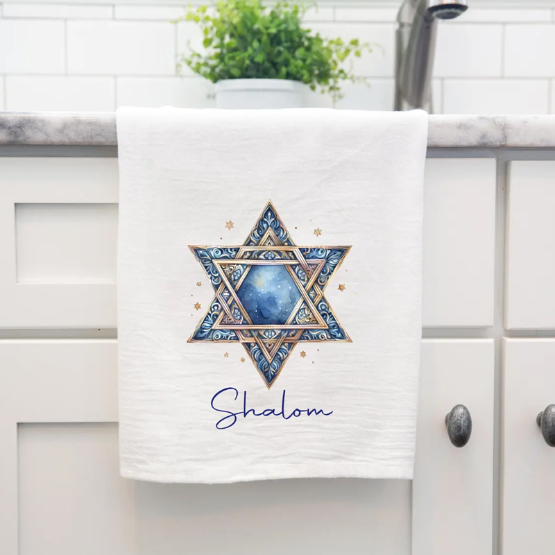 Hanukkah Kitchen Towel: Star o - огляд і ціна Home Textiles Towel
