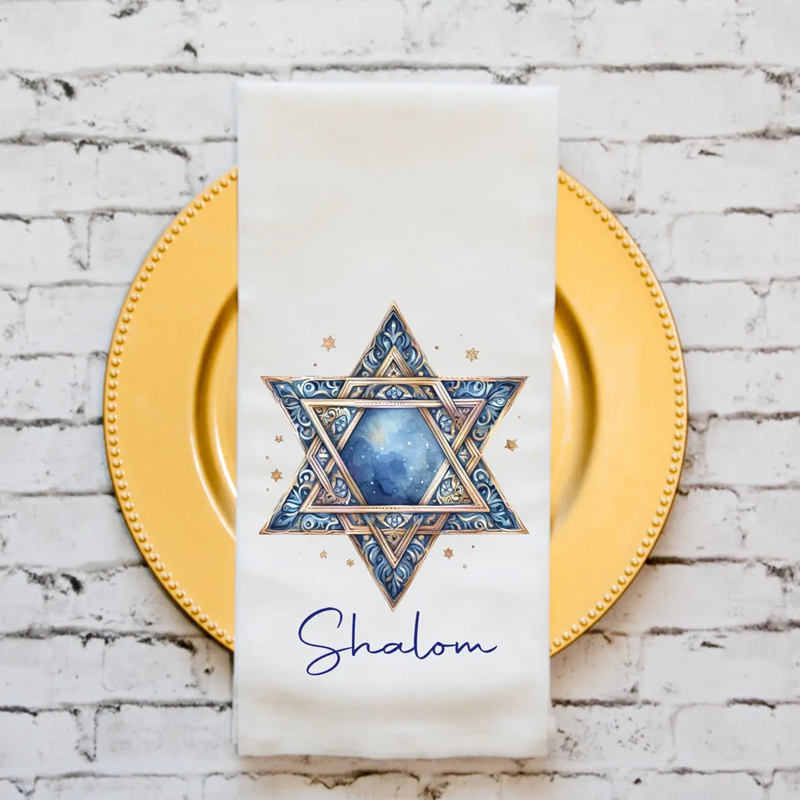 Hanukkah Kitchen Towel: Star o - огляд і ціна Home Textiles Towel