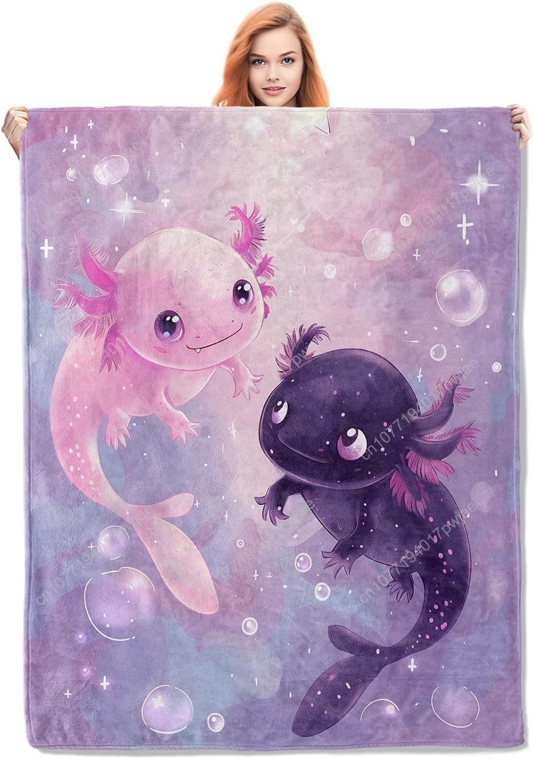 Axolotl Blanket Cute Axolotls  - огляд і ціна Home Textiles Blanket