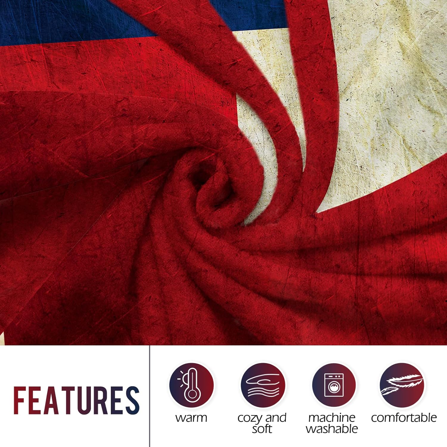 Levens Texas Flag Throw Blanke - огляд і ціна Home Textiles Blanket