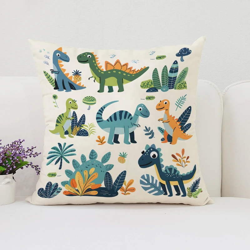 Dinosaur Land throw pillow cov - огляд і ціна Home Landing Textiles