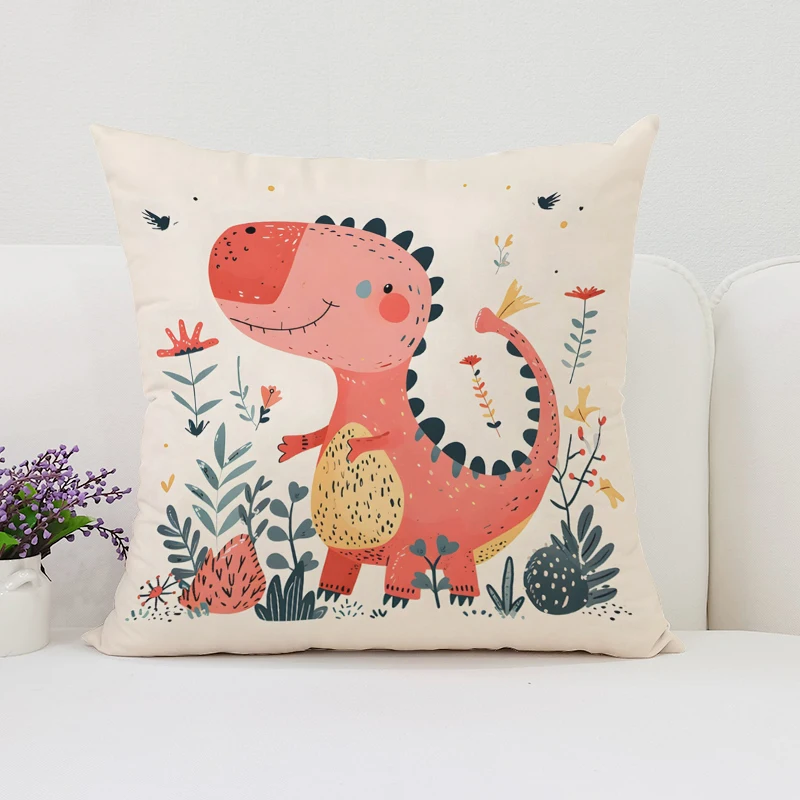 Dinosaur Land throw pillow cov - огляд і ціна Home Landing Textiles