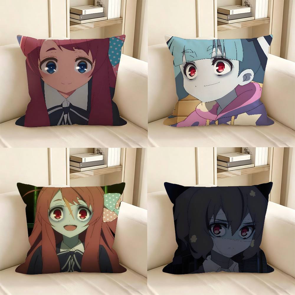 1pc Zombie Land Saga Pillow Ca - огляд і ціна Home Landing Textiles