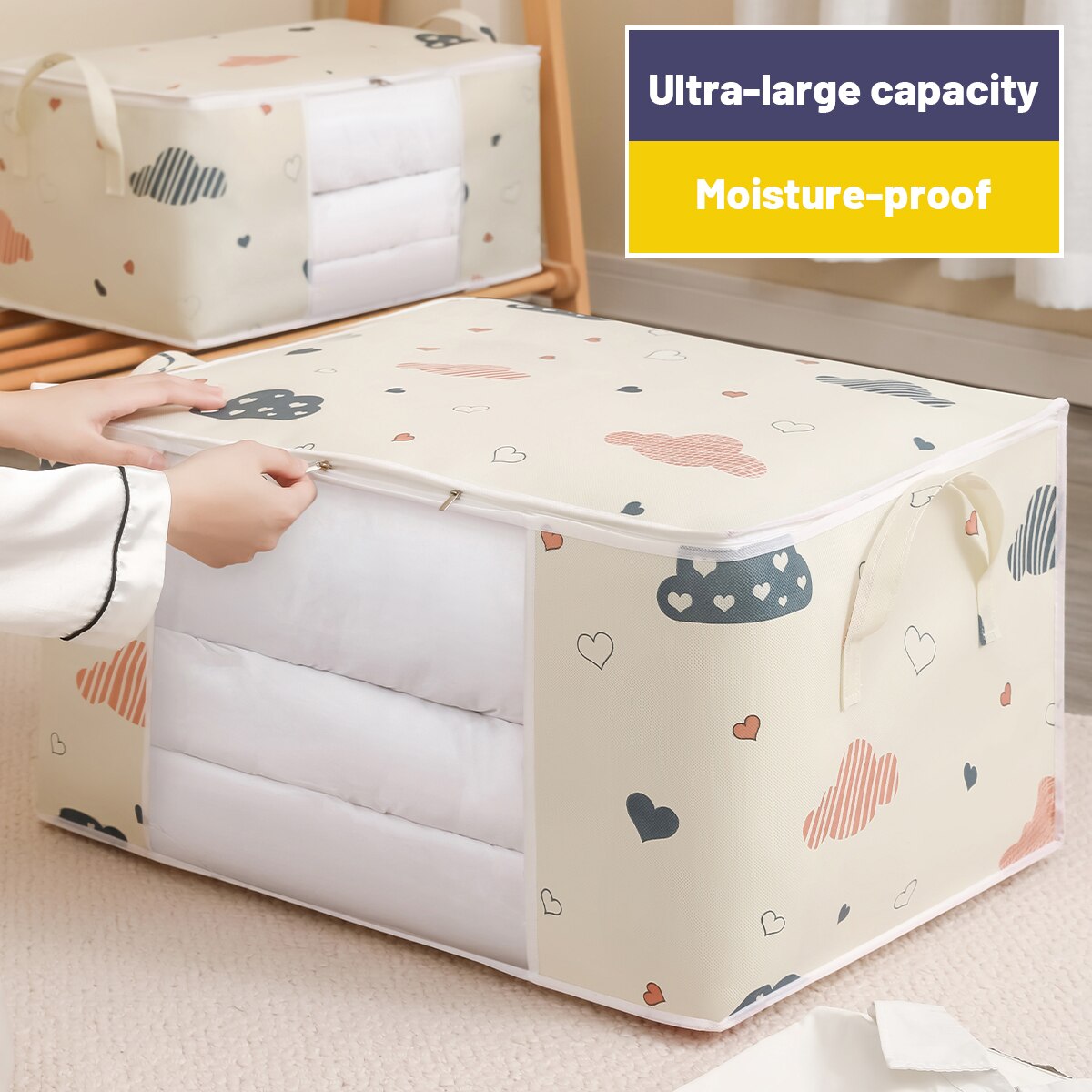 Large Capacity Clothes Storage - огляд і ціна Home Textiles Blanket