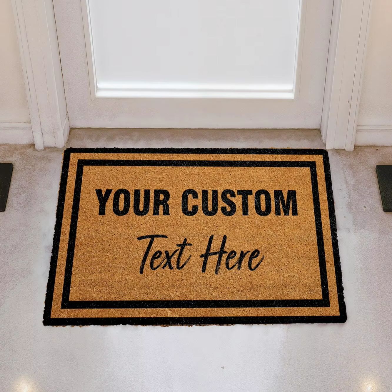 Custom Text Logo Doormat Perso - огляд і ціна Home Textiles Company