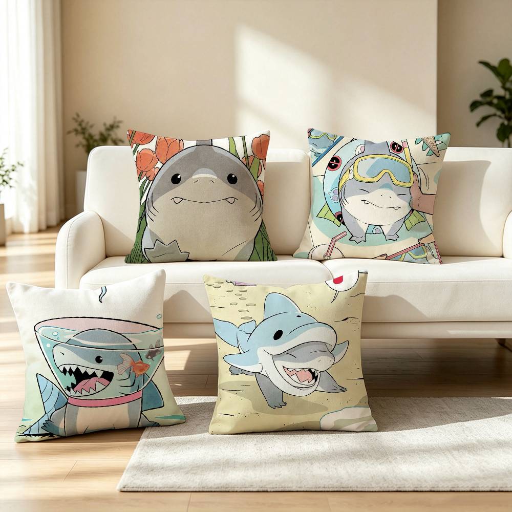 Cute Jeff the Land Shark Pillo - огляд і ціна Home Landing Textiles