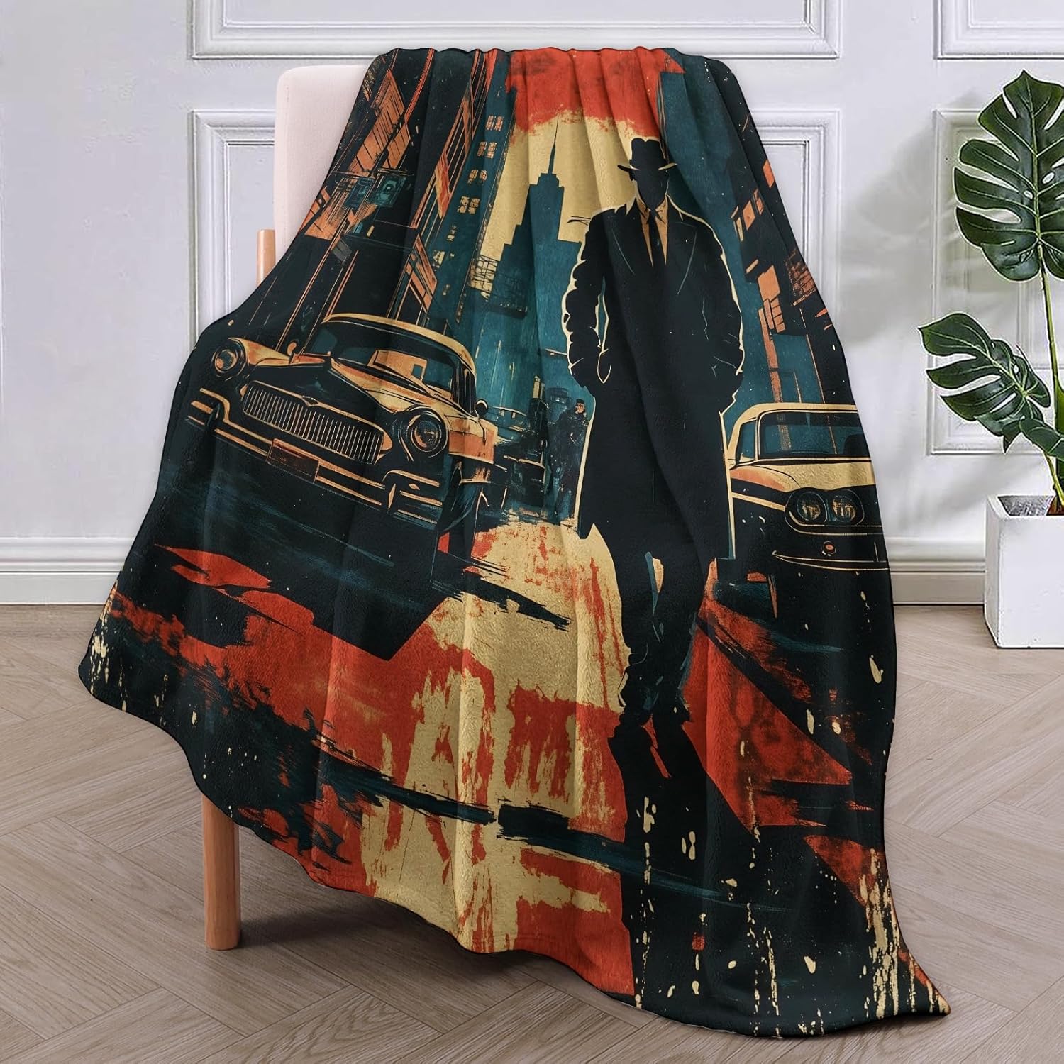 Noir Detective Blanket Gifts f - огляд і ціна Home Textiles Blanket